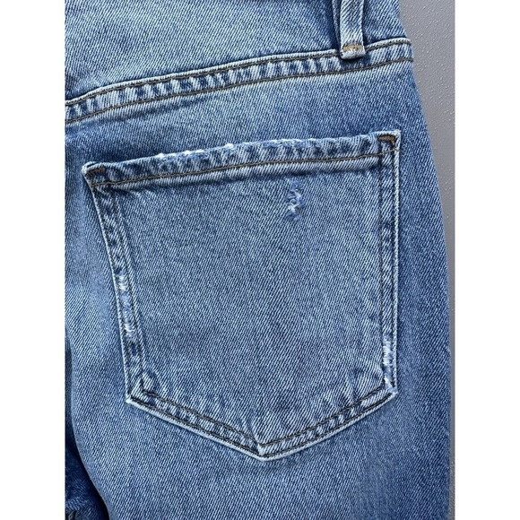 NWT Frame Denim Heritage Le Sylvie slender straight-leg jeans size 25 - Picture 14 of 16